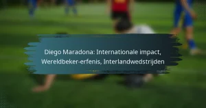Diego Maradona: Internationale impact, Wereldbeker-erfenis, Interlandwedstrijden