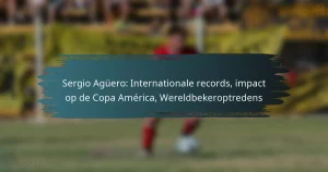 Sergio Agüero: Internationale records, impact op de Copa América, Wereldbekeroptredens